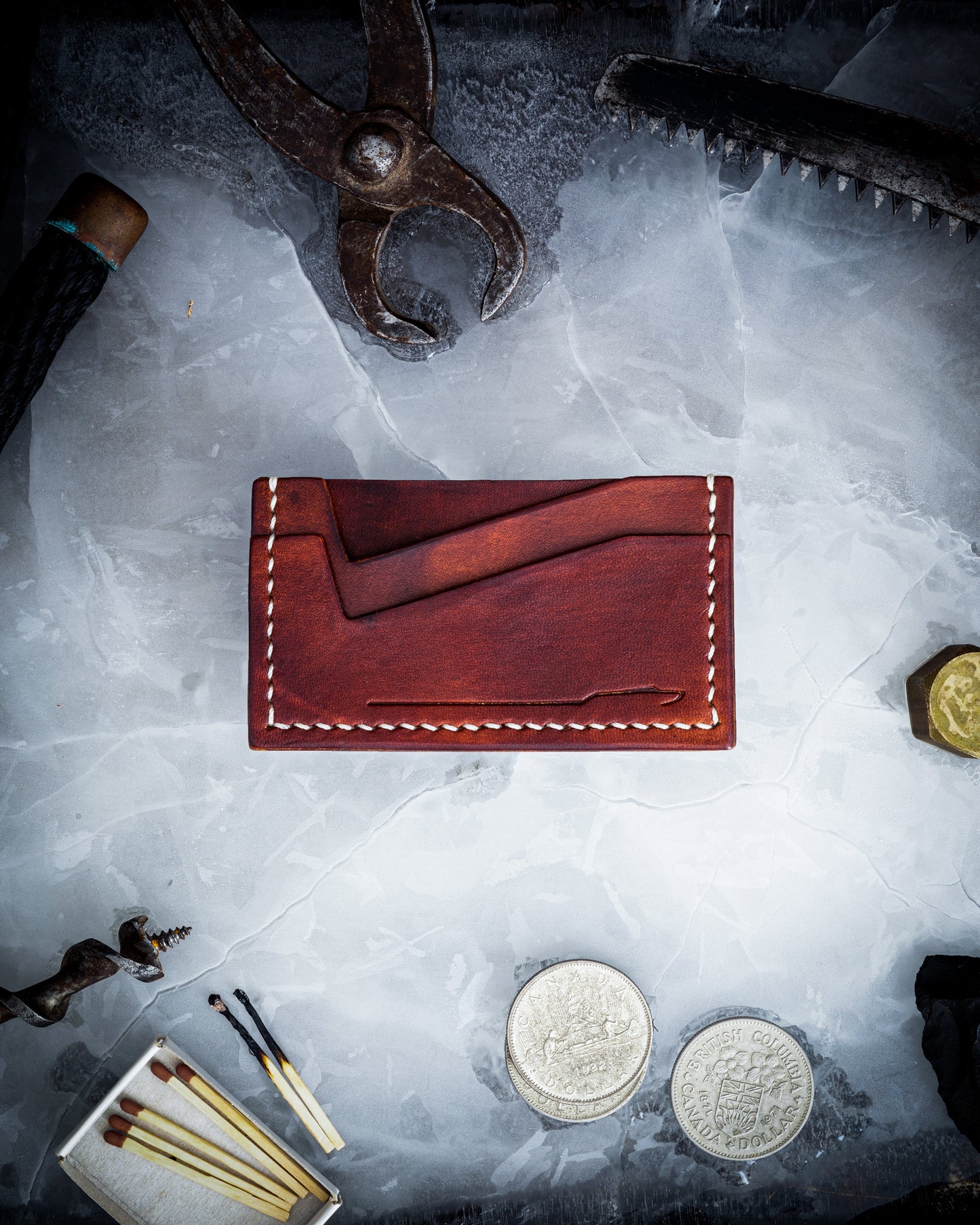 Cardholder in Amber Brown - Made To Order - Lead Time Applies