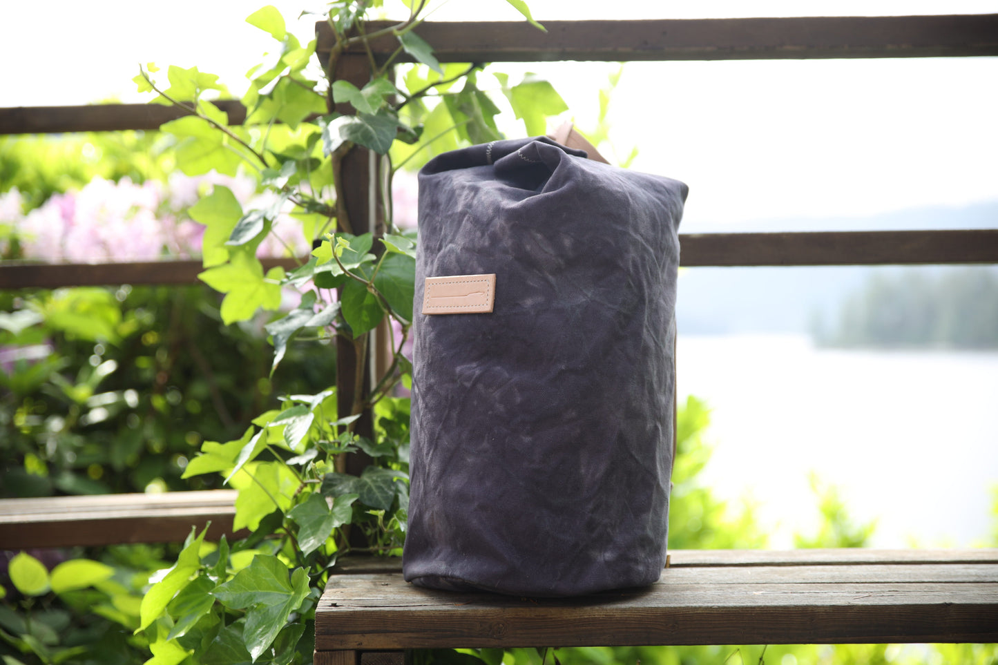 The Runabout in Charred Iris Waxed Canvas - Waitlist