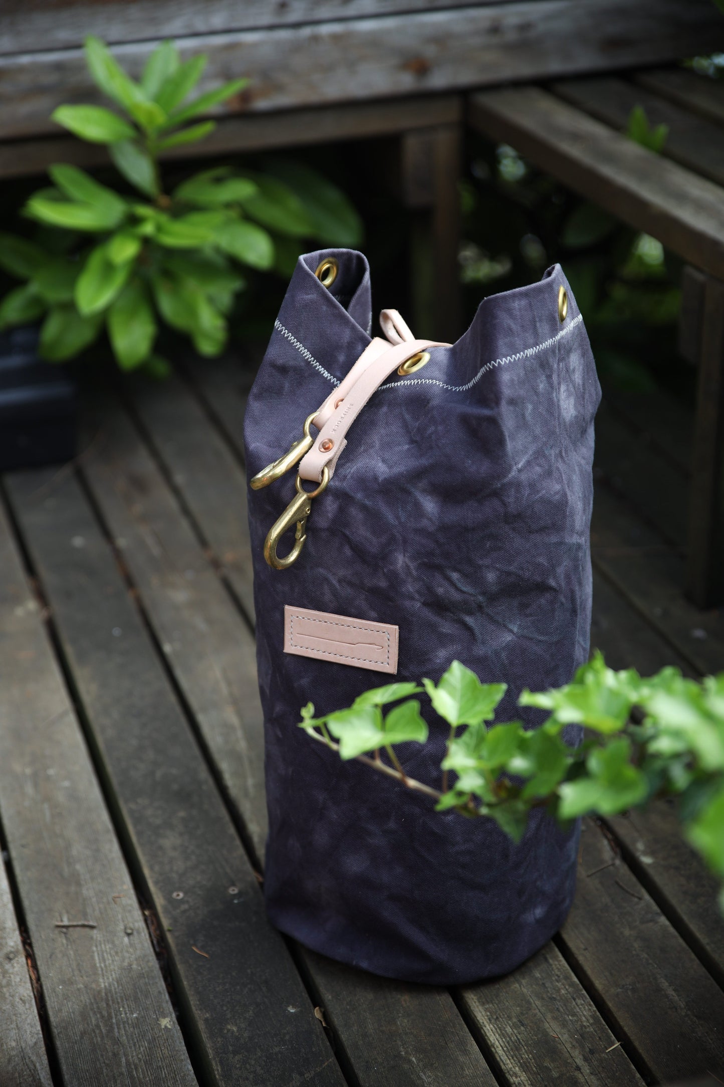 The Runabout in Charred Iris Waxed Canvas - Waitlist