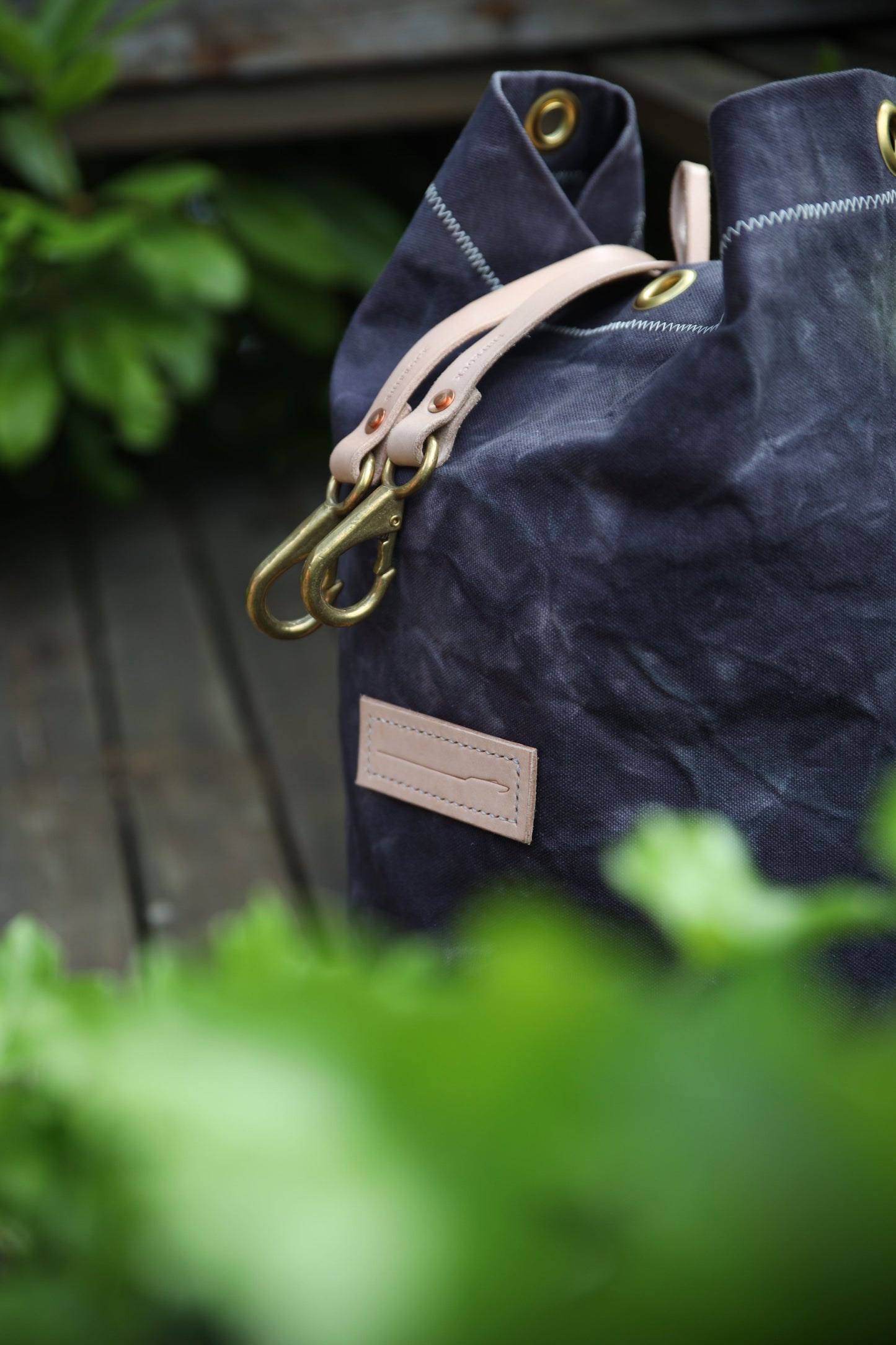 The Runabout in Charred Iris Waxed Canvas - Waitlist