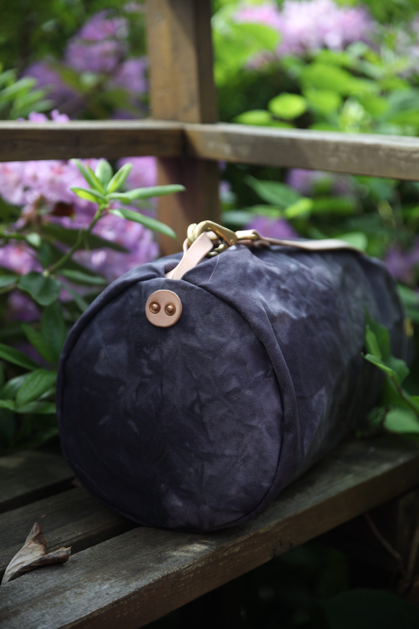 The Runabout in Charred Iris Waxed Canvas - Waitlist