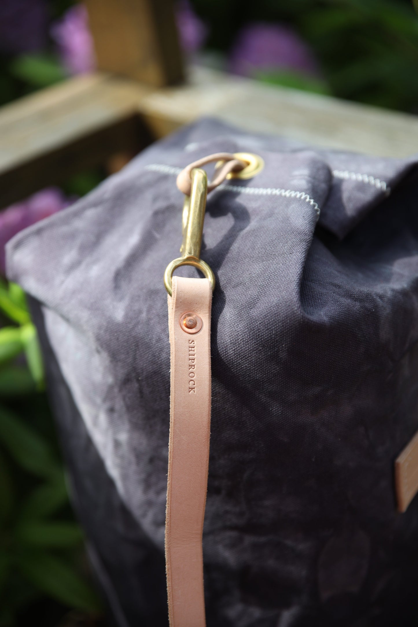 The Runabout in Charred Iris Waxed Canvas - Waitlist